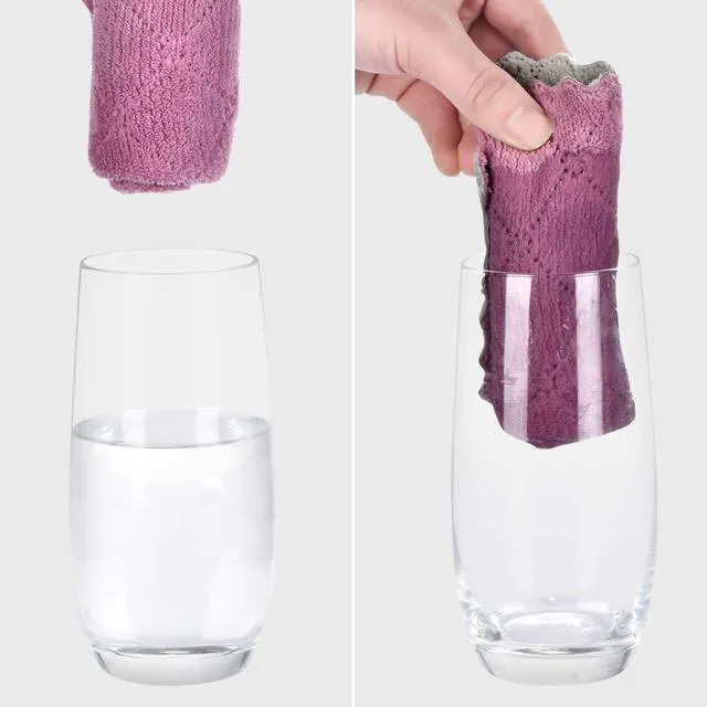 Alt view image 7 of 7 - OstWony 12Pcs Kitchen Towels Dish Cloths 10x6in Reusable Cleaning Rags
