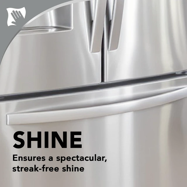 Alt view image 4 of 6 - Weiman Stainless Steel Cleaner & Polisher 30Ct Wipes for Kitchen Appliance