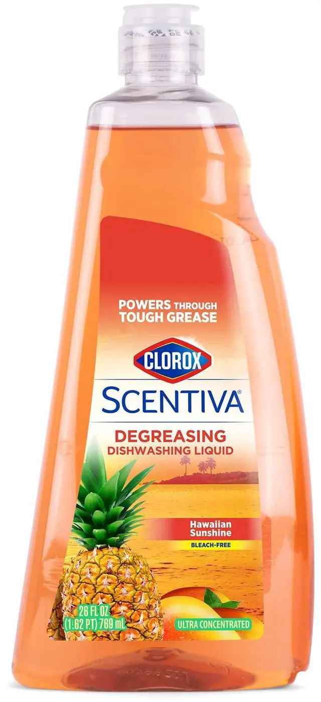 Main image of Clorox Scentiva Liquid Dish Soap, Hawaiian Sunshine Scent, 26 Fl Oz