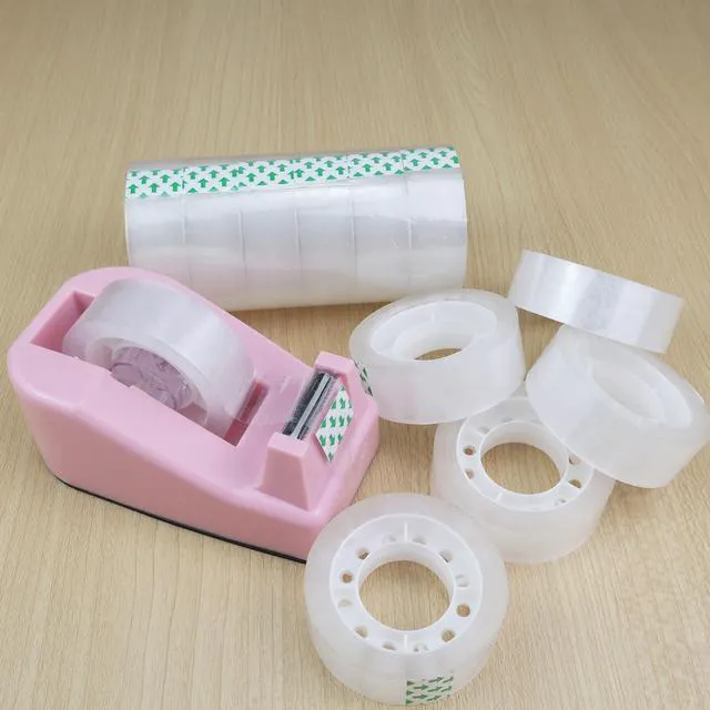 Alt view image 3 of 5 - 12 Rolls Transparent Tape Refills, 3/4 x 1000 Inches, 1-Inch Core, for Office Home School