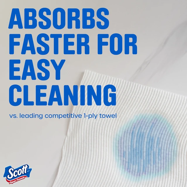 Alt view image 4 of 6 - Scott Paper Towels, Choose-A-Sheet, 6 Double Rolls, 108 Sheets per Roll