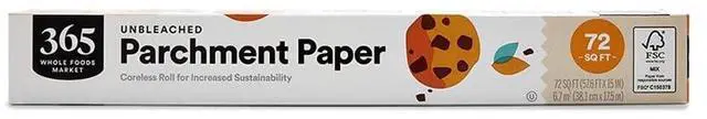 Main image of 365 by Whole Foods Market Unbleached Parchment Paper 72SqFt