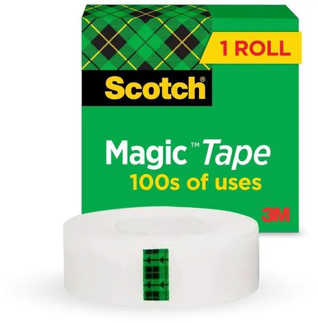 Main image of Scotch Magic Tape Invisible, 1 Roll, Home Office and School Supplies