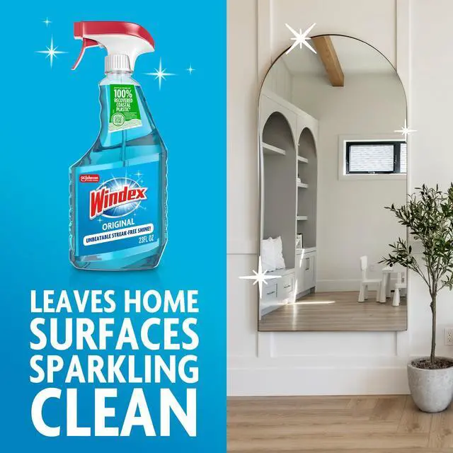 Alt view image 3 of 6 - Windex Original Glass & Window Cleaner Spray Bottle, 23 oz