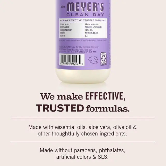 Alt view image 6 of 6 - MRS. MEYER'S CLEAN DAY Hand Soap, Lilac Scent, 12.5Fl Oz