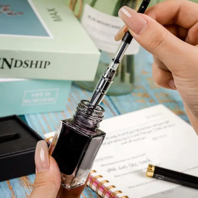 Alt view image 4 of 7 - Mr. Pen Luxury Fountain Pen, Fine Nib, Black