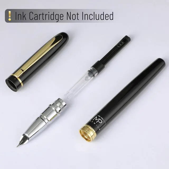 Alt view image 2 of 7 - Mr. Pen Luxury Fountain Pen, Fine Nib, Black