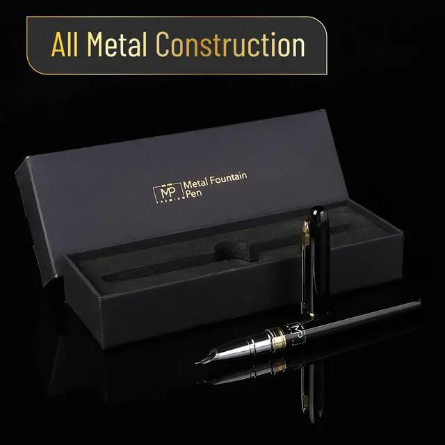 Alt view image 5 of 7 - Mr. Pen Luxury Fountain Pen, Fine Nib, Black