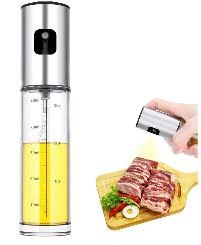Main image of NIKKIER Oil Sprayer 100ml Olive Oil Spritzer for Air Fryer, Salad, BBQ, Roasting