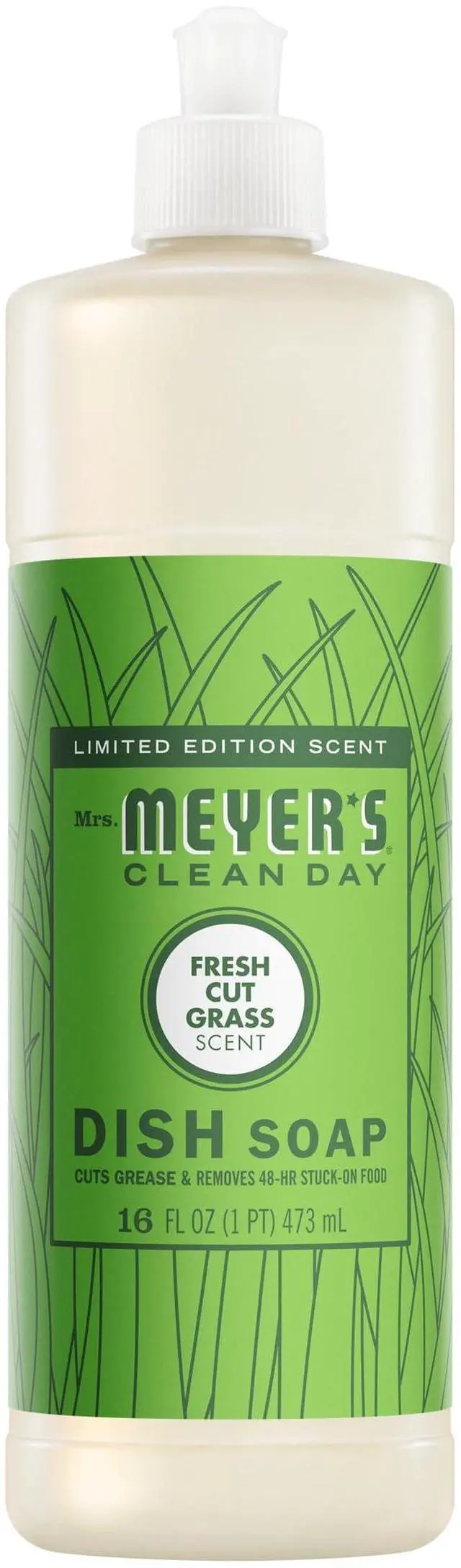 Main image of Mrs. Meyer's Clean Day Liquid Dish Soap, Fresh Cut Grass, 16fl oz