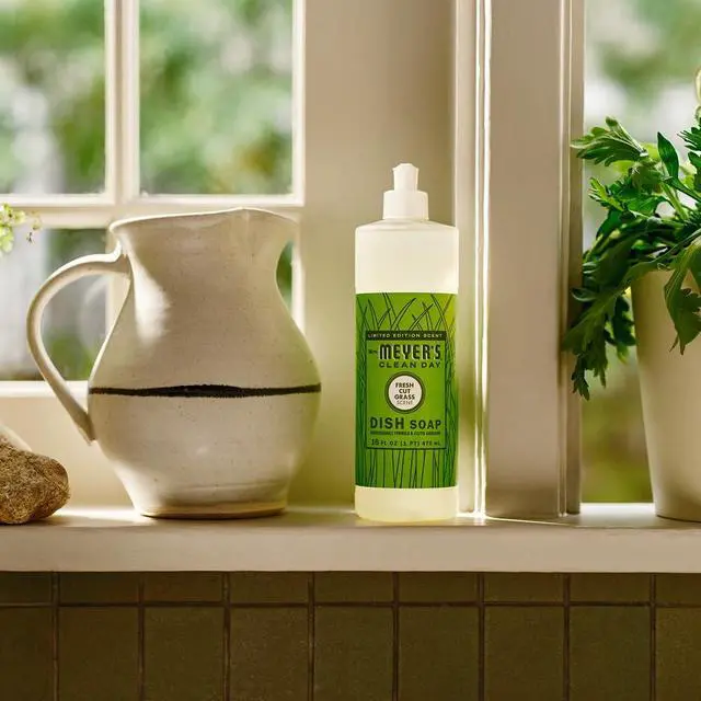 Alt view image 2 of 6 - Mrs. Meyer's Clean Day Liquid Dish Soap, Fresh Cut Grass, 16fl oz