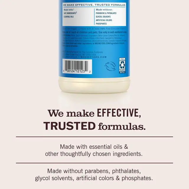Alt view image 4 of 7 - MRS. MEYER'S CLEAN DAY Multi-Surface Cleaner, 16fl oz, Blueberry