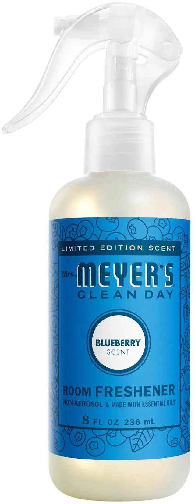 Main image of Mrs. Meyer's Clean Day Room Spray, Blueberry Scent, 8 Fl Oz