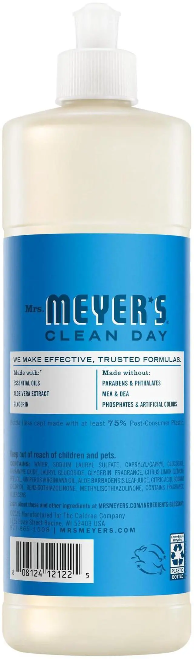 Alt view image 4 of 7 - Mrs. Meyer's Clean Day Liquid Dish Soap, Blueberry Scent, 16 Fl Oz Bottle