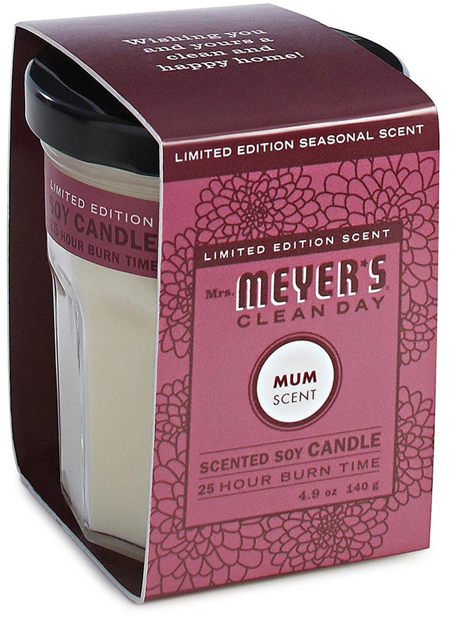 Alt view image 2 of 3 - MRS. MEYER'S CLEAN DAY Soy Aromatherapy Candle, 7.2 oz, 35 Hour Burn Time, Made with Soy Wax and Essential Oils, Mum