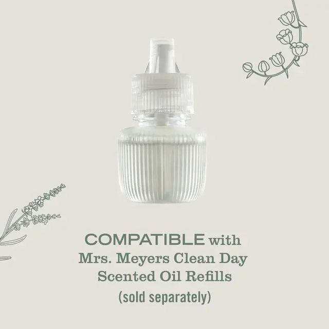 Alt view image 3 of 5 - Mrs. Meyer's Clean Day 1 Scented Oil Diffuser, Air Freshener