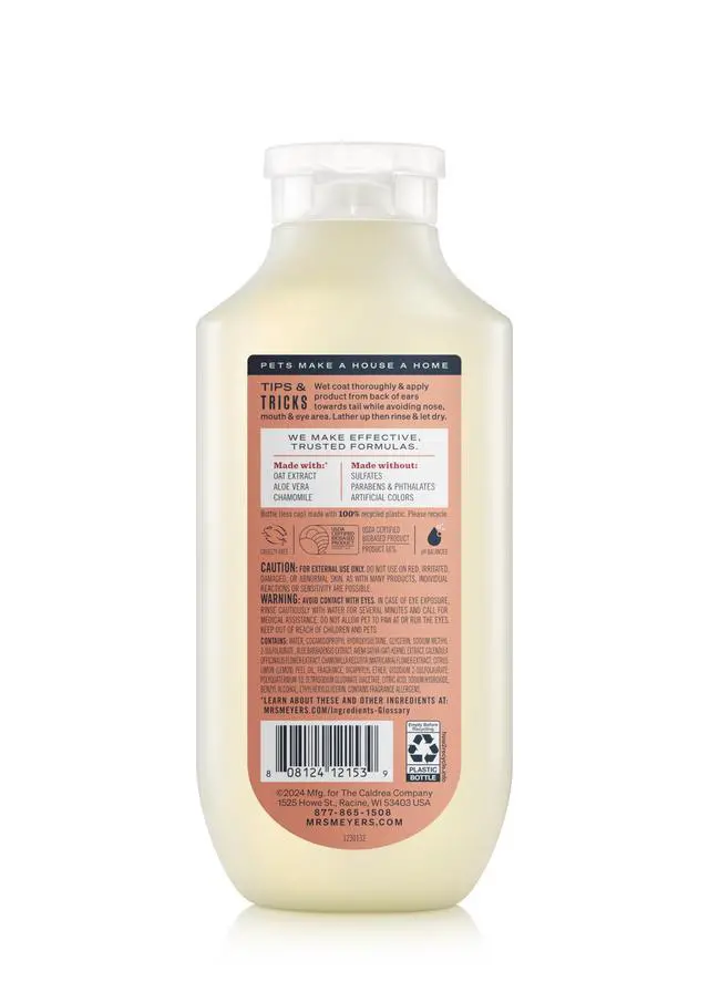 Alt view image 3 of 6 - Mrs. Meyer's Clean Day 3 in 1 Dog Shampoo, White Peach Scent, 14oz