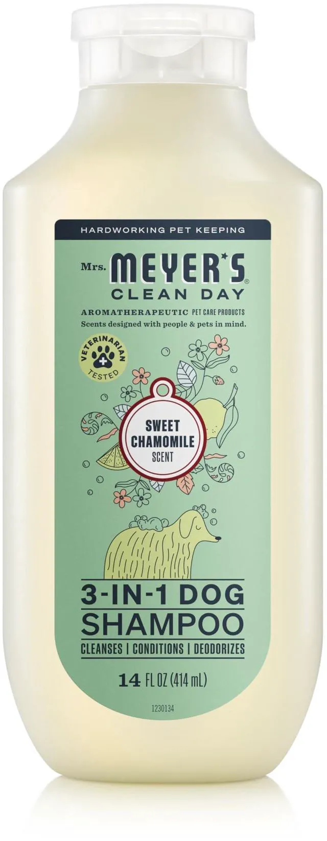 Main image of Mrs. Meyer's Clean Day 3-in-1 Dog Shampoo, Sweet Chamomile, 14oz