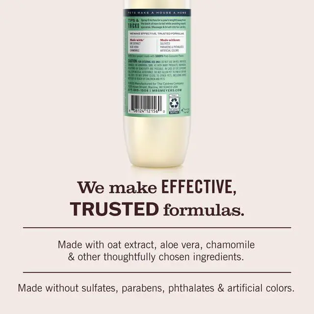 Alt view image 3 of 6 - MRS. MEYER'S Clean Day Dog Deodorizing Spray, Sweet Chamomile Scent, 8oz