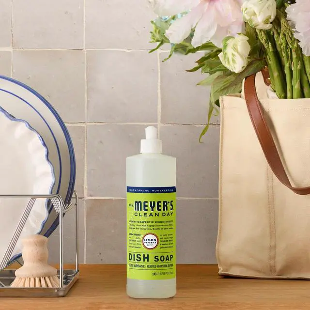 Alt view image 3 of 6 - MRS. MEYER'S CLEAN DAY Liquid Dish Soap, Lemon Verbena, 16 fl oz