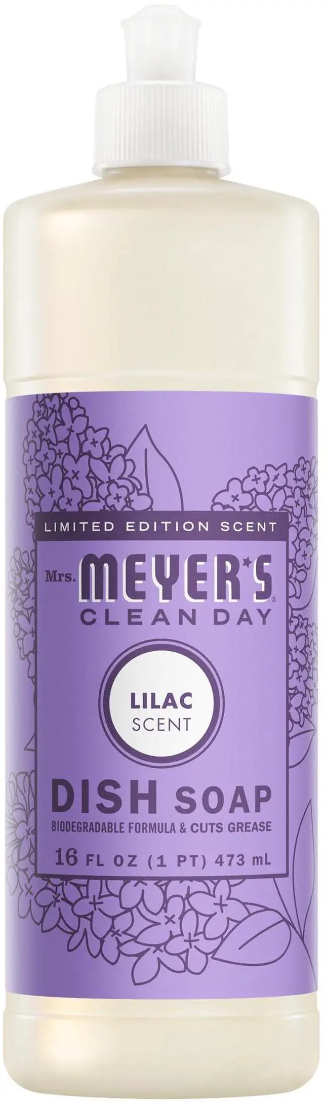 Main image of Mrs. Meyer's Clean Day Liquid Dish Soap, Lilac, 16 fl. oz