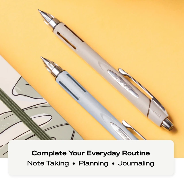 Alt view image 3 of 5 - Uniball Jetstream RT Ballpoint Pens, 0.7mm Fine Point, Black Ink, 4 Count