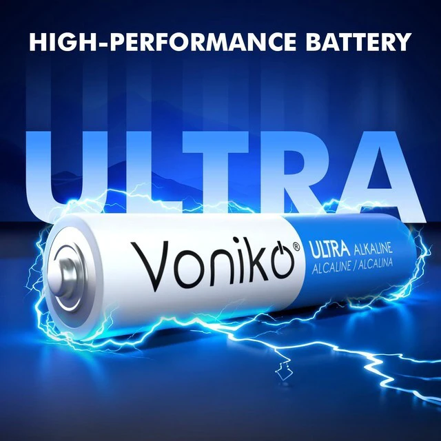 Alt view image 3 of 6 - Voniko AAA Batteries 24 Pack, 1.5V Alkaline