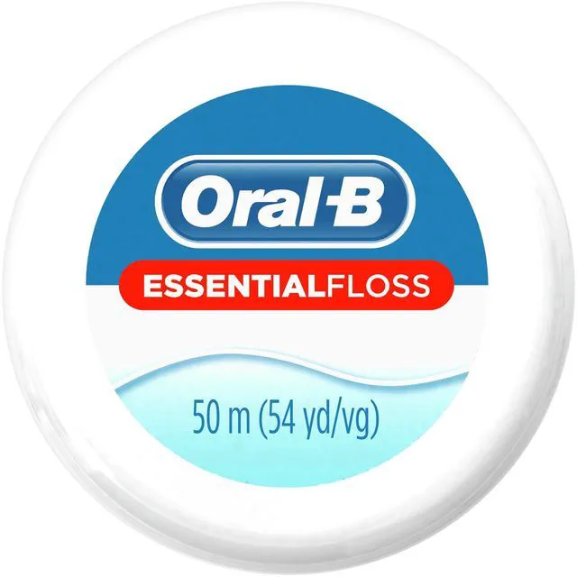 Alt view image 3 of 4 - Oral-B Essential Dental Floss, Cavity Defense, Waxed, Mint Flavor, Value 2 Pack (50m Each)