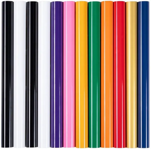 Main image of HTVRONT 13 Pack HTV Heat Transfer Vinyl Sheets