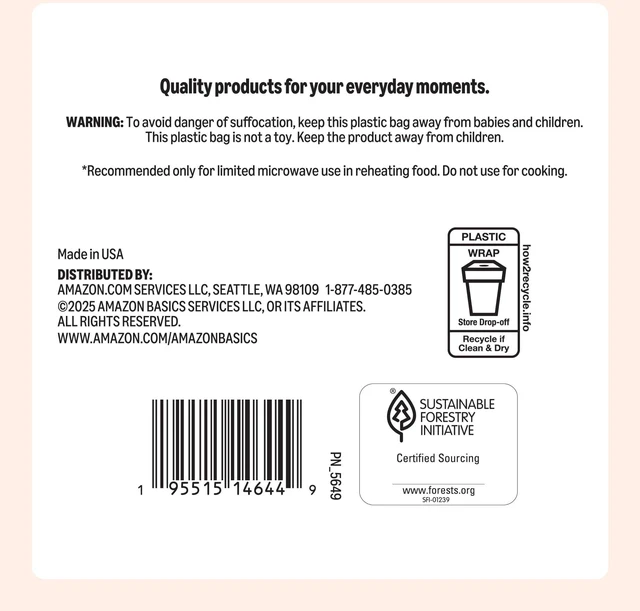 Alt view image 2 of 5 - Amazon Basics 9" 100 Count Uncoated White Paper Plates, Microwave Safe