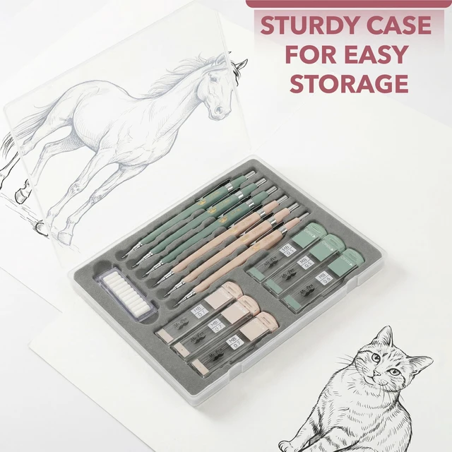 Alt view image 4 of 7 - Mr. Pen Mechanical Pencil Set 6-Pack with Lead and Eraser Refills