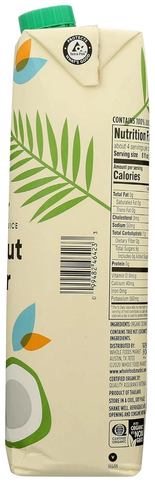 Alt view image 3 of 6 - Organic Coconut Water 100% Pulp-Free Juice 33.8 Fl Oz 365 by Whole Foods Market