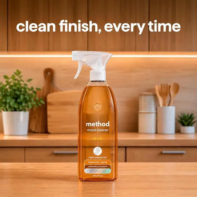 Alt view image 7 of 7 - Method Daily Wood Cleaner, 28 fl oz, Almond