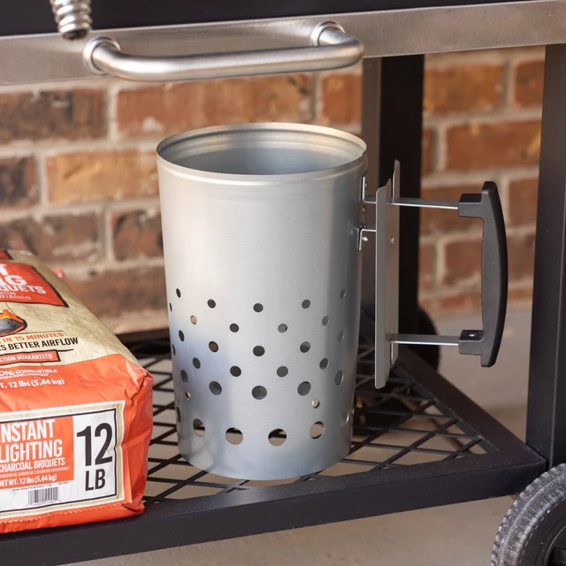 Alt view image 4 of 5 - Expert Grill Charcoal Chimney Starter with Safety Handle for Outdoors
