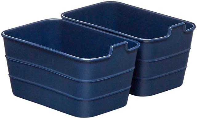 Alt view image 3 of 6 - Mainstays 5-Piece Flexible Plastic Drawer Organizer Set, Assorted Colors