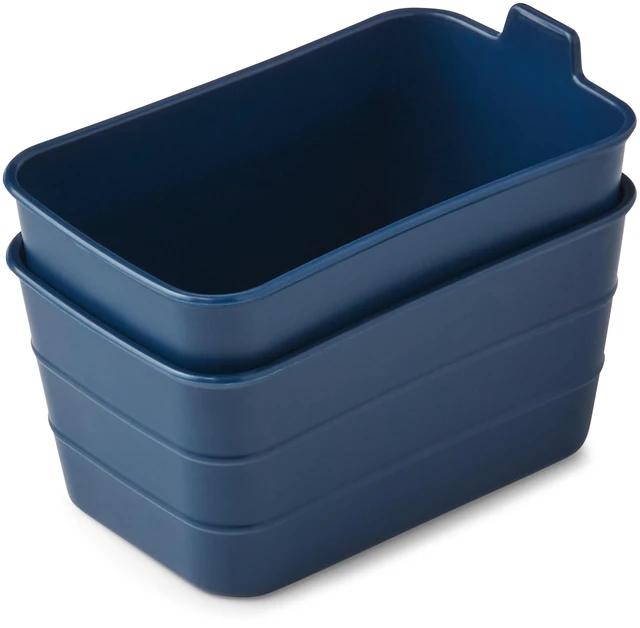Alt view image 2 of 6 - Mainstays 5-Piece Flexible Plastic Drawer Organizer Set, Assorted Colors
