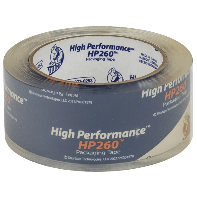 Alt view image 2 of 4 - Duck High Performance Packing Tape, 1.88in x 60yd, Clear, 1 Refill Roll