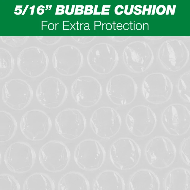 Alt view image 3 of 5 - Duck Max Strength Self-Sealing Big Bubble Poly Mailer #6, 2 Pack, 12.5" x 18.5", Solid Print