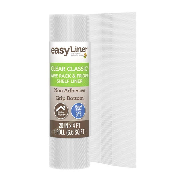 Alt view image 4 of 5 - EasyLiner Clear Classic Shelf Liner, 20"x4' Roll