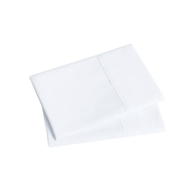 Alt view image 2 of 6 - Mainstays Pillowcase Set, Standard/Queen, 2-Pack, Arctic White, Super Soft Brushed Microfiber