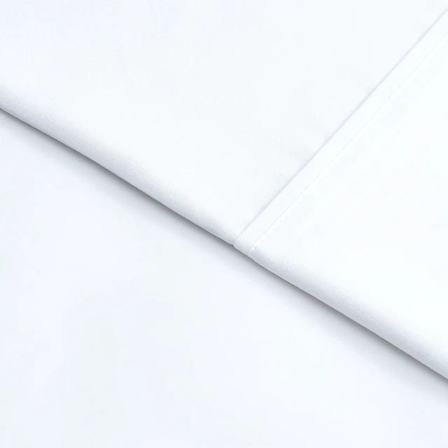 Alt view image 3 of 6 - Mainstays Pillowcase Set, Standard/Queen, 2-Pack, Arctic White, Super Soft Brushed Microfiber