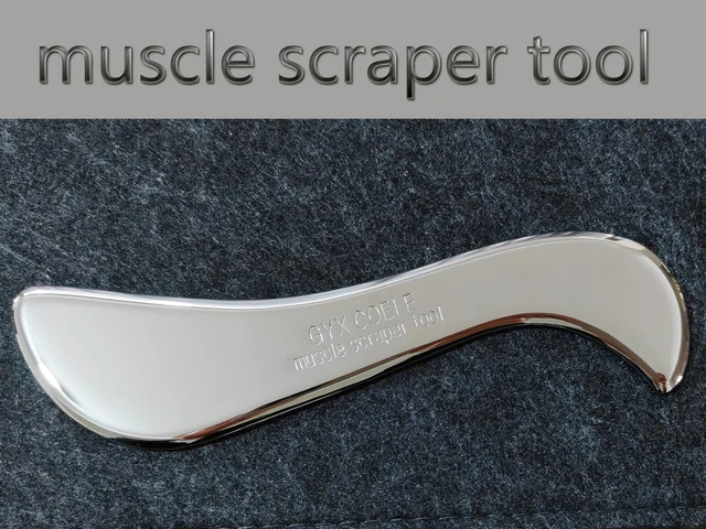 Alt view image 5 of 6 - 304 Stainless Steel Muscle Scraper & Gua Sha IASTM Scraping Massage Tool for Soft Tissue Mobilization (S1)