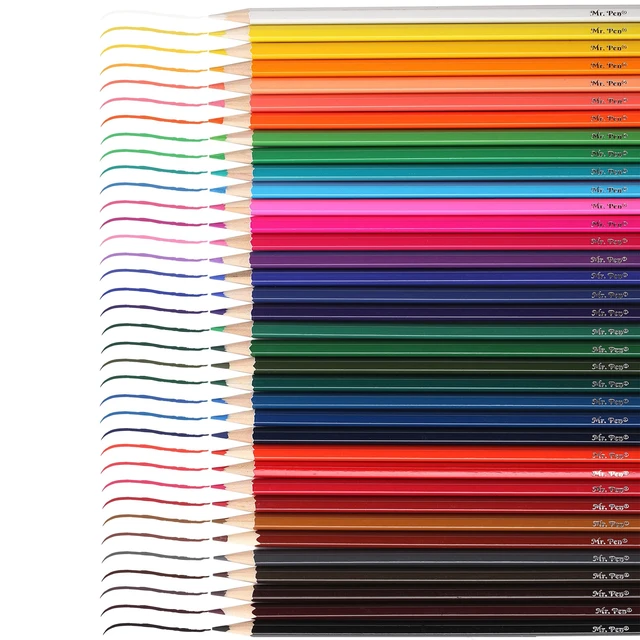 Alt view image 6 of 6 - Mr. Pen Colored Pencils 36 Pack, Soft Core, Pre-Sharpened