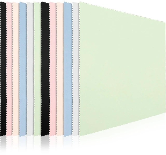 Main image of Frienda 12 Pack Large Glass Cleaning Cloths, 6 Colors