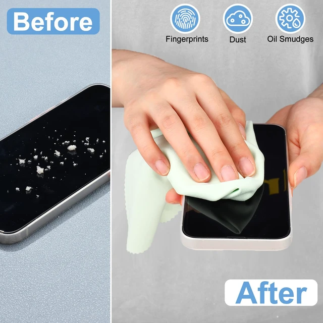 Alt view image 4 of 6 - Frienda 12 Pack Large Glass Cleaning Cloths, 6 Colors