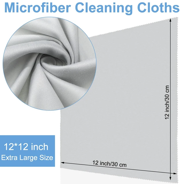 Alt view image 5 of 6 - Frienda 12 Pack Large Glass Cleaning Cloths, 6 Colors