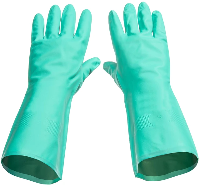 Main image of Tusko Best Nitrile Rubber Cleaning, Household, Dishwashing Gloves, Latex Free, Vinyl Free, Reusable, Extra Large XL (1 Pair)