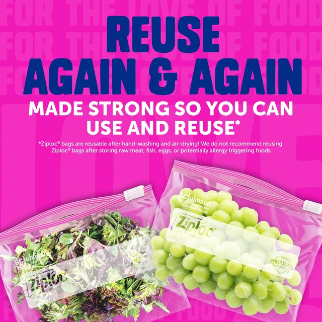 Alt view image 3 of 6 - Gallon Food Storage Slider Bags, Ziploc, 68 Count