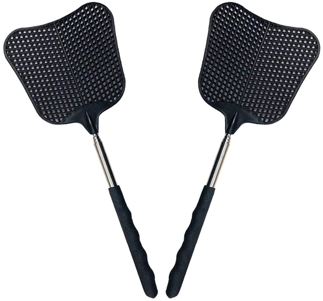 Main image of 2Pack Telescopic Plastic Fly Swatters, Extendable