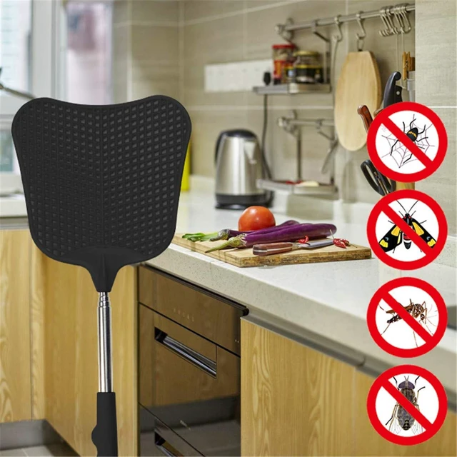 Alt view image 2 of 6 - 2Pack Telescopic Plastic Fly Swatters, Extendable